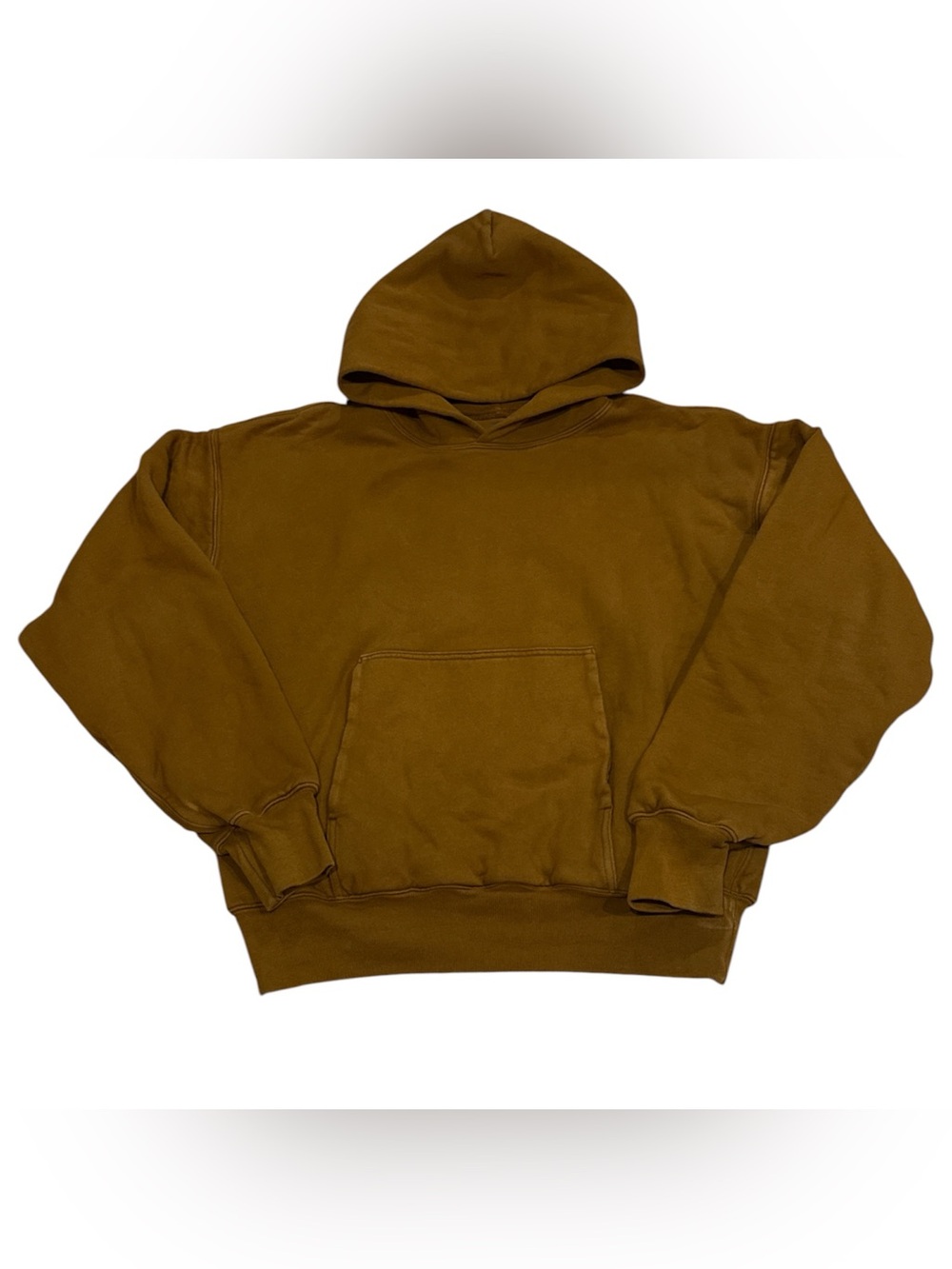 Yeezy x Gap YZY Double Layered Brown Hoodie Spring 2021 Adult M Kanye West